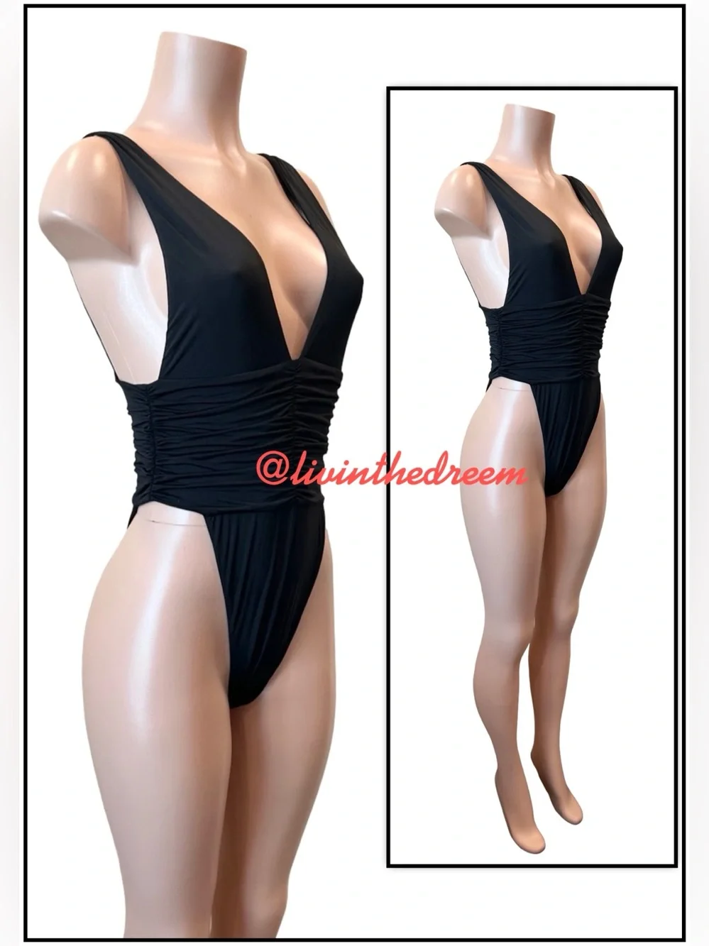RIOT Echo One Piece Minimal - Black SZ L